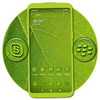Green Leaf Drop Theme