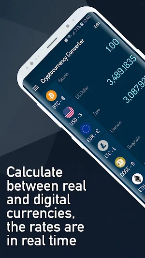 Cryptocurrency Converter - Exchange Rates Screenshot 0