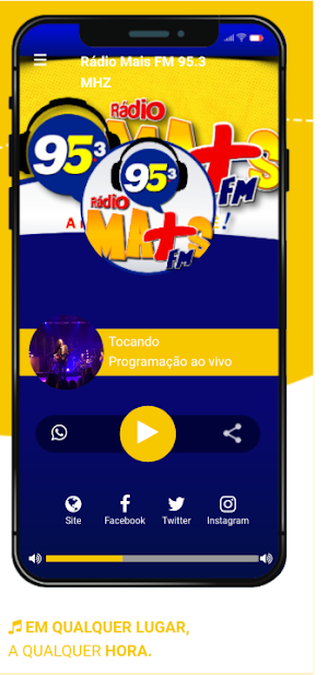 Rádio Mais FM 95.3 MHZ Screenshot 2
