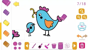 Kids Drawing and Coloring Book Screenshot 2