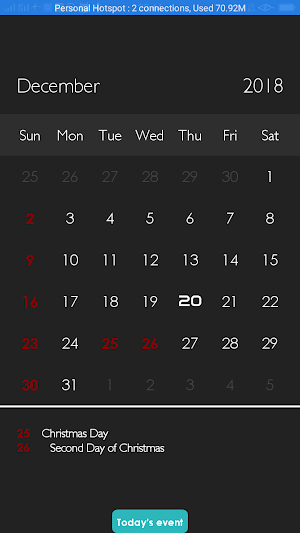 Poland Calendar 2020 Screenshot 0
