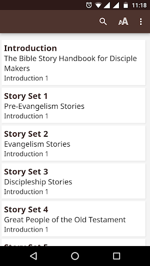 Bible Story Handbook Screenshot 0