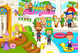 My Pretend Fairytale Land - Kids Royal Family Game Screenshot 2