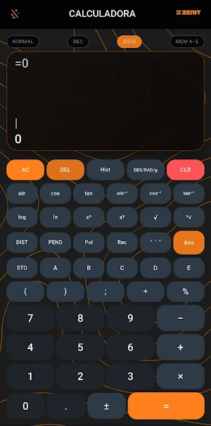 Calculadora Topografica Screenshot 1