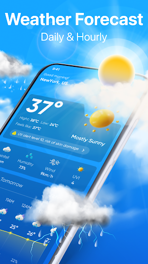Weather Live - Daily & Radar Screenshot 1