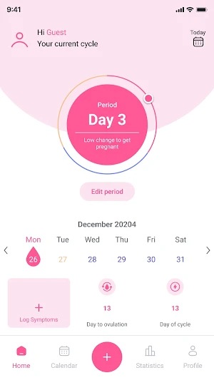 MyCycle: Period tracker Screenshot 0