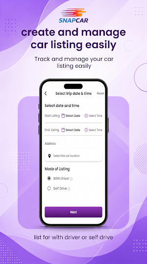 Snapcar Vendor - Rent & Earn Screenshot 3