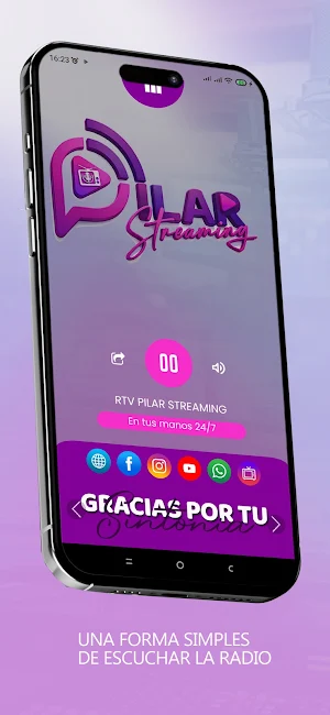 Pilar Streaming Radio y Tv Screenshot 0