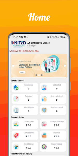 United Pathlabs Partner Screenshot 0