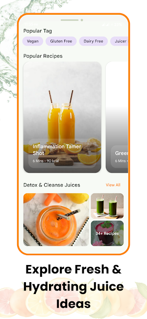 SunBlend Juice & Smoothies Screenshot 1