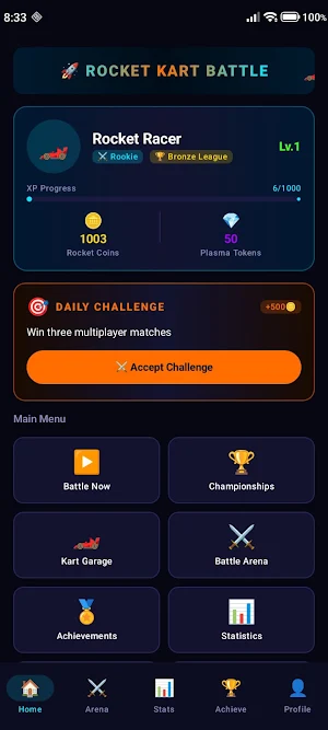Rocket Kart Battle Screenshot 0