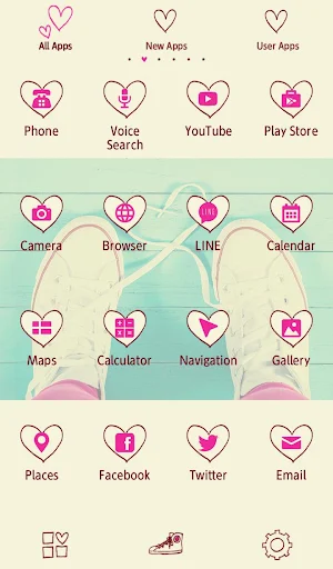 Sneaker Heart Wallpaper Screenshot 2