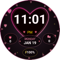 Valentine Hearts - watch face