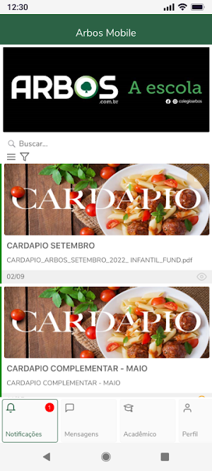 Arbos Mobile Screenshot 2