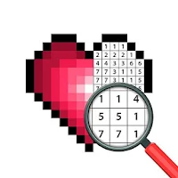 Cute Pixel Art: Color by Number