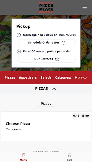 Pizza Place Screenshot 1