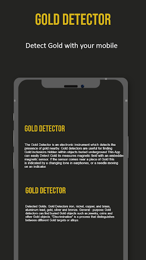 Gold Detector: Gold Finder Screenshot 0