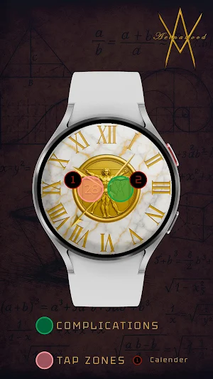 Roman Da Vinci Watch Face Screenshot 2