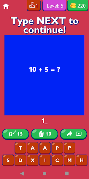 Maths Addition Quiz Game Screenshot 0