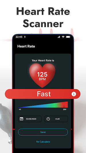 Heart Rate Monitor: BP Tracker Screenshot 2