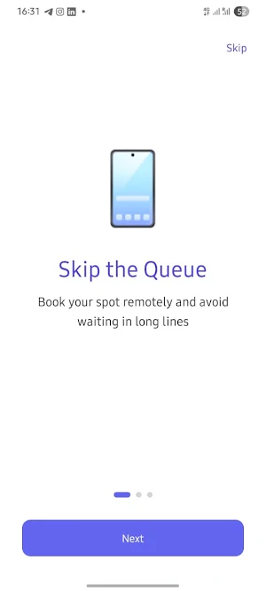 SkipQue Screenshot 1