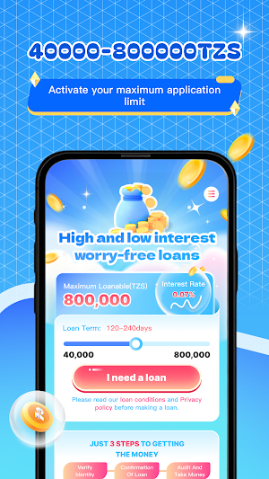 LuckyPesa-App ya Mkopo Salama Screenshot 1
