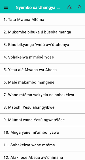 Nyémbo ca Úhangya Abeca Screenshot 1
