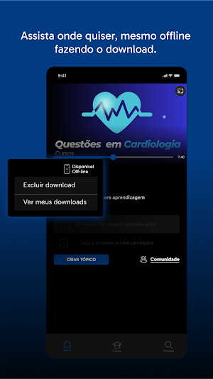 Questões em Cardiologia Cursos Screenshot 1