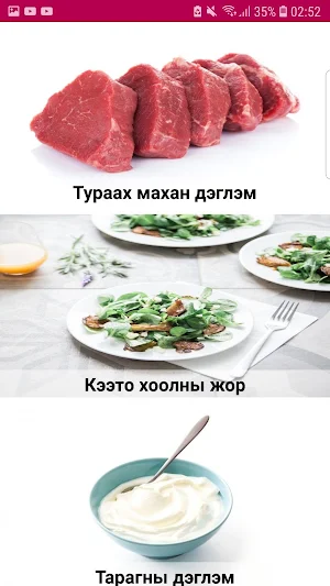 Шилдэг хоолны дэглэмүүд Screenshot 2