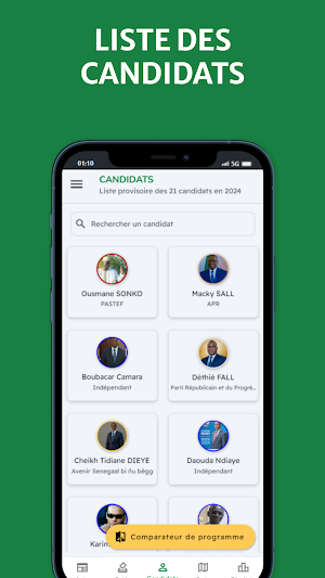 Sénégal Vote Screenshot 2