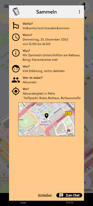 Berliner Sammel-App Screenshot 1