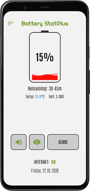 Battery StatPlus Screenshot 1