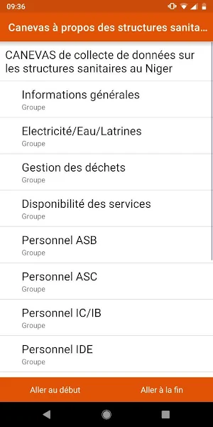 Carte Sanitaire Niger Screenshot 0