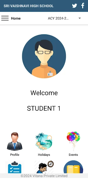 SRI VAISHNAVI HIGH SCHOOL Screenshot 1