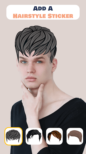 Man Hairstyle photo Studio Screenshot 0