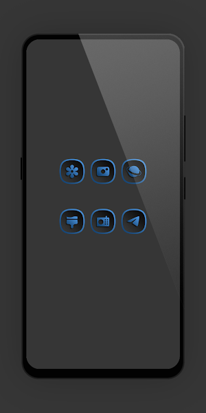 Shadow Gray Blue Icon Pack Screenshot 3