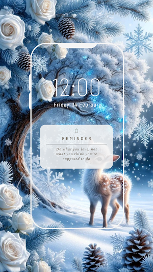Winter Snowfall Wallpaper 4K Screenshot 3