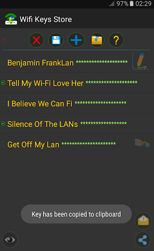 Wifi Keys Store Screenshot 0