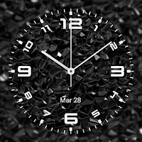 Black Crystal Watch Face