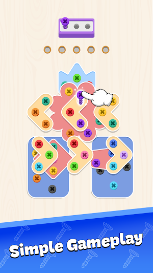 Screw Jam: Wood Nuts & Bolts Screenshot 1