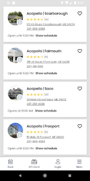 Acapello Salons Screenshot 1
