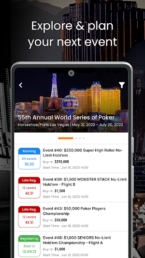 WSOP+ : WSOP Official App Screenshot 2