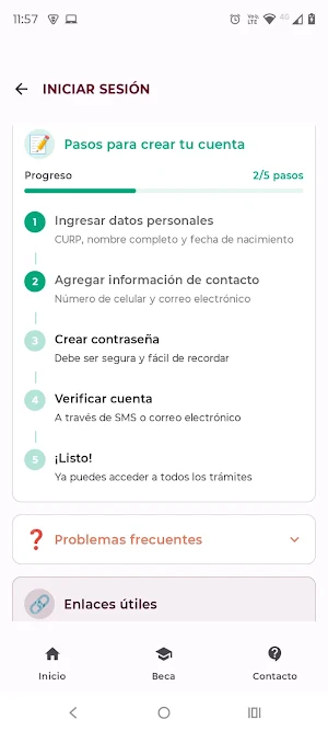 App LLAVE MX info Screenshot 0