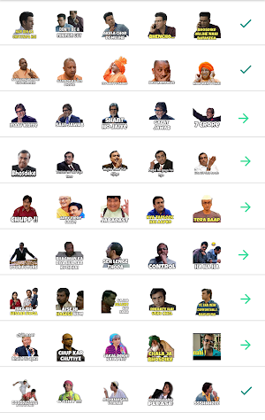 Hindi Stickers Screenshot 1