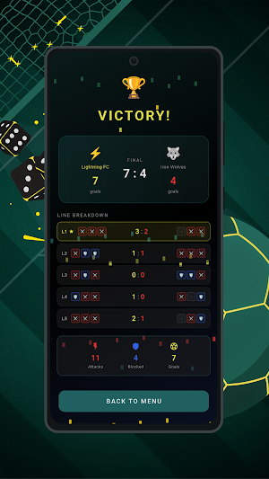 Dice Soccer Match Screenshot 3