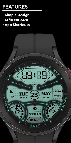 Night Fury - watch face Screenshot 1