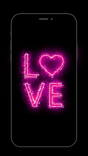 black and pink wallpaper Screenshot 1