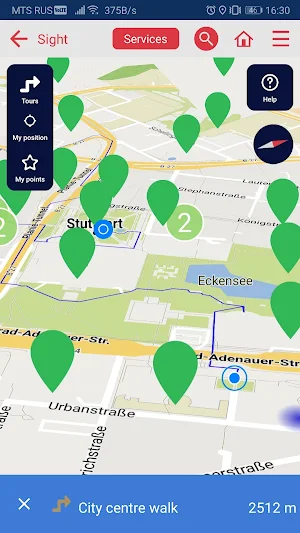 Stuttgart city guide Screenshot 3