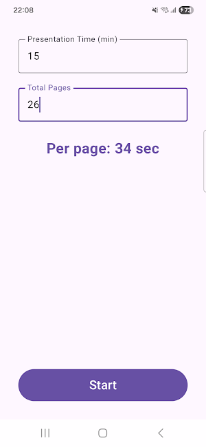 SlideTimer Screenshot 2