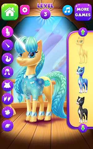 Magical Unicorn Candy World Screenshot 3